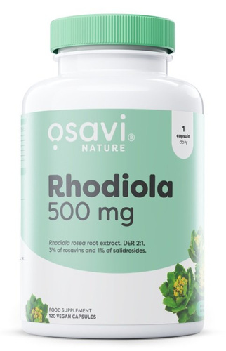 Osavi Różeniec Górski 500mg Standaryzowany Ekstrakt na Stres 120 Kapsułek