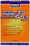 Now Foods Vitamin B-12 Instant Energy Supports Concentration and Well-being 75 Sachets