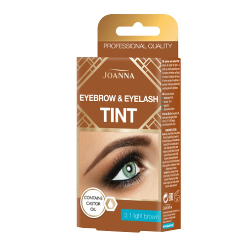 Joanna Tint Eyebrow & Eyelashes Henna do Brwi i Rzęs Nr 3.1. Jasny Brąz 15ml