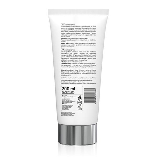 Apis Professional Lifting Peptide Liftingująco-Napinający Żel do Ultradźwięków z SNAP-8™ Peptide dla Skóry Dojrzałej 200ml