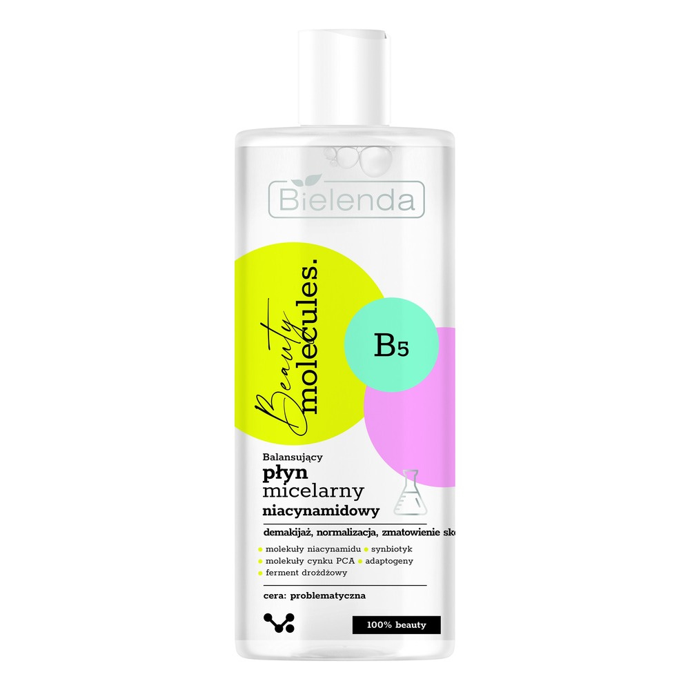 Bielenda Beauty Molecules Balancing Niacinamide Micellar Liquid for Problematic Skin 500ml
