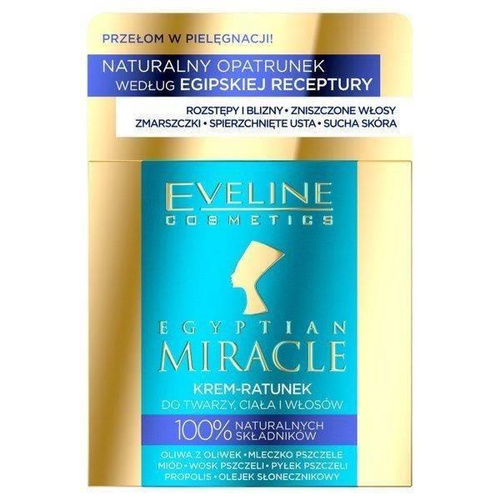 Eveline Egyptian Miracle Wielofunkcyjny Krem-Ratunek do Twarzy Ciała i Włosów 40ml