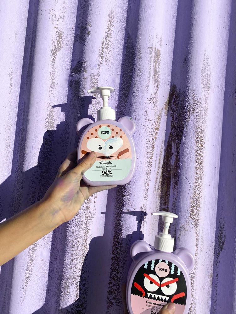 Yope Nagietek Naturalne Mydło do Rąk dla Dzieci powyżej 3. Roku Życia 400ml