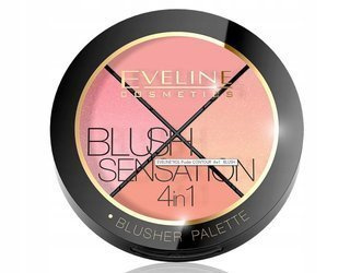 EVELINE BLUSH Sensation,Blusher Palette, 4 In 1, 12g