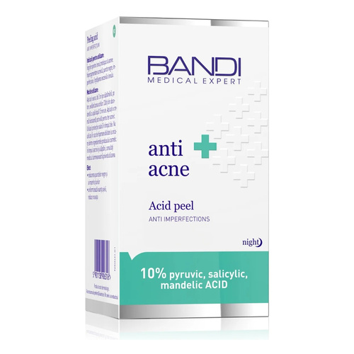 Bandi Anti-Acne Anti-Acne Acid Peeling 10% Pyruvic Acid Salicylic Almond for Oily and Combination Skin 30ml