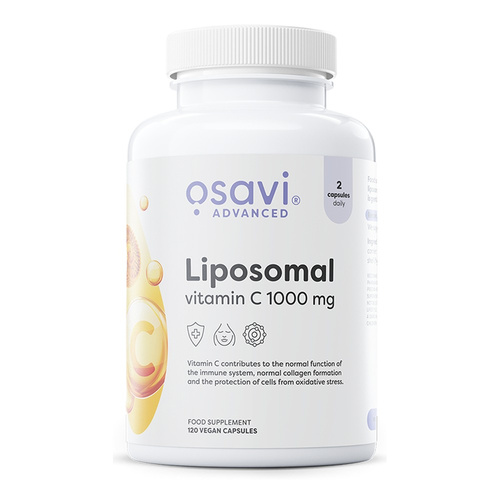 Osavi Liposomal Vitamin C 1000mg for High Absorption and Immune Support 120 Vcaps