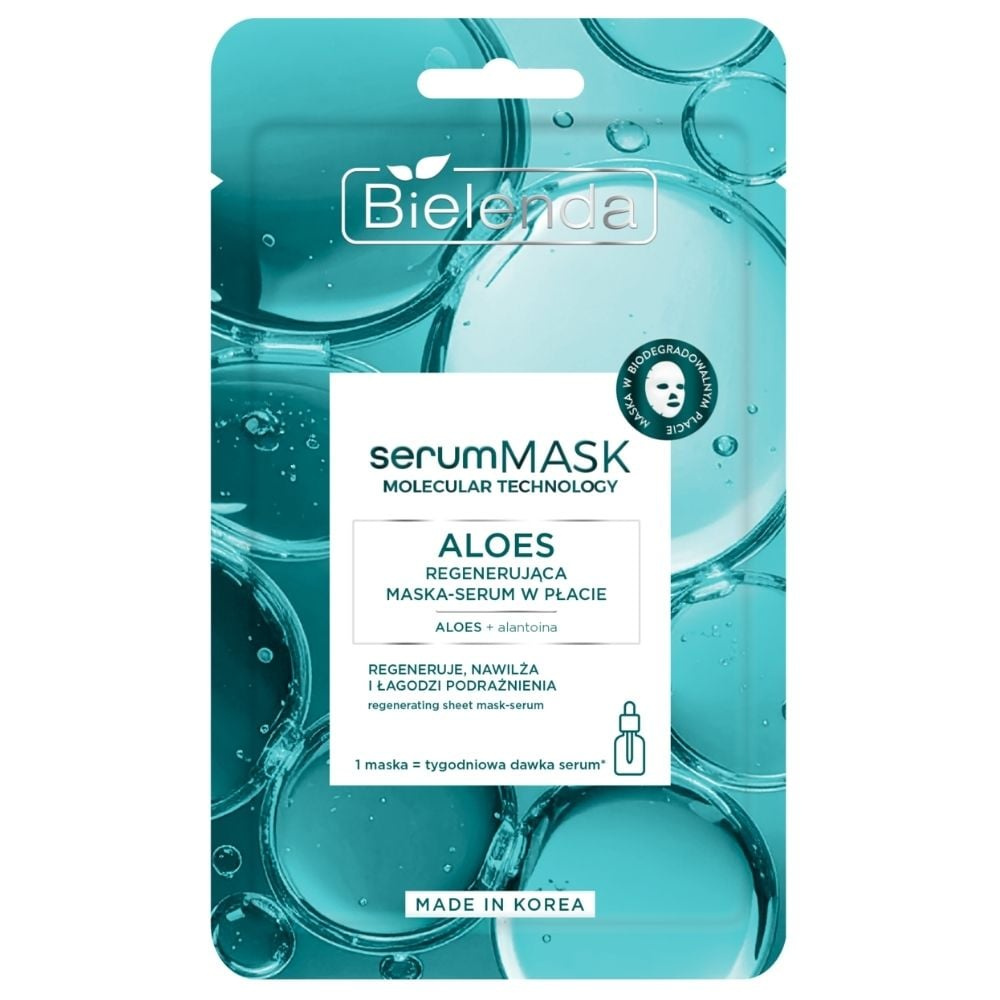 Bielenda Regenerating Sheet Mask-Serum with Aloe and Allantoin 1pc