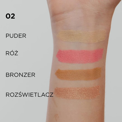 Eveline Wonder Match Paleta do Konturowania Twarzy Nr 02 10g