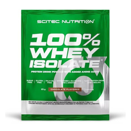 SciTec 100% Whey Isolate Whey Protein Isolate Chocolate 25g