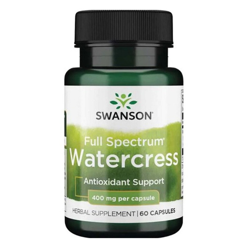 Swanson Full Spectrum Watercress 400mg 60 Capsules