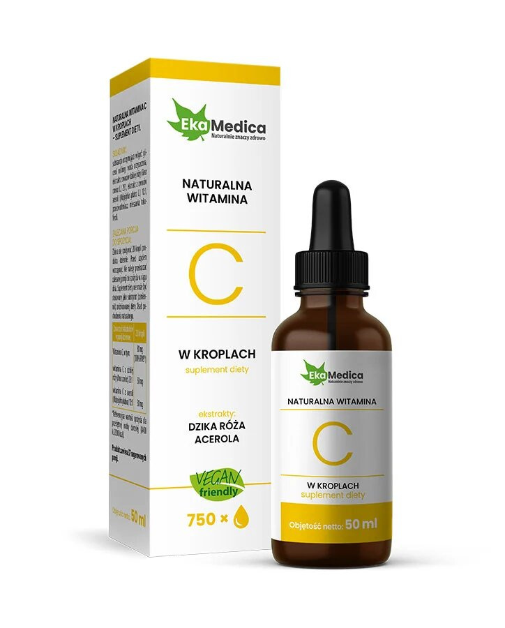 EkaMedica Naturalna Witamina C w Kroplach 50ml