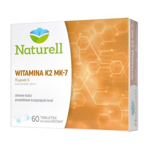 Naturell Vitamin K2 MK - 7, suction tablets, 60pcs