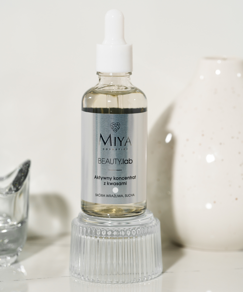 Miya BEAUTY.Lab Aktywny Koncentrat z Kwasami dla Skóry Wrażliwej i Suchej 50ml