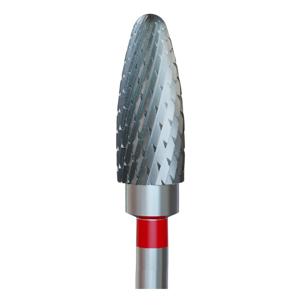 IQ Nails Tungsten Carbide Nail Drill Bit Pinecone Head Fine Crosscut 6mm Use in Manicure/Pedicure 274.140.060 1 Piece