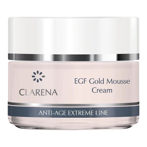 Clarena EGF Golden Line Rejuvenating Anti Wrinkle Gold Mousse Cream for Mature Skin 50ml