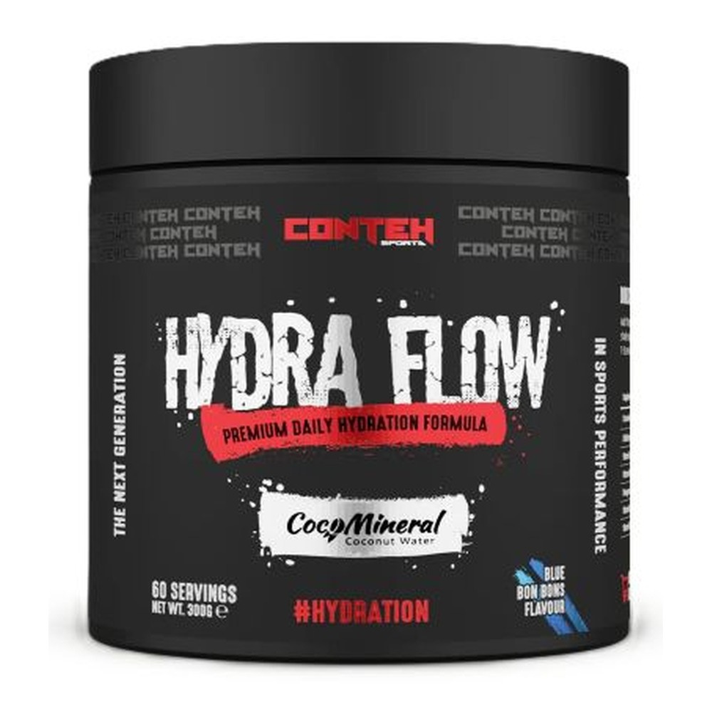 Conteh Sports Hydra Flow Proszek elektrolitowy do nawodnienia, Blue Bon Bons 300g