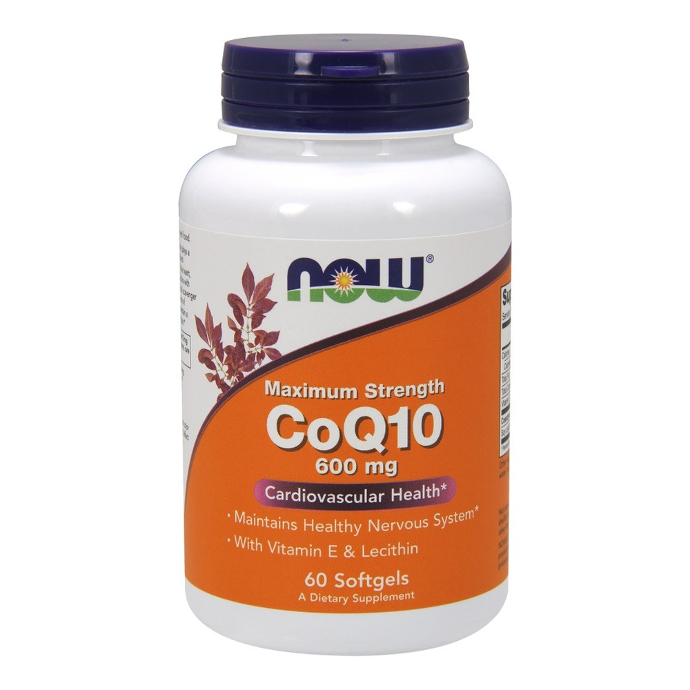 CoQ10 with Lecithin & Vitamin E, 600mg - 60 softgels