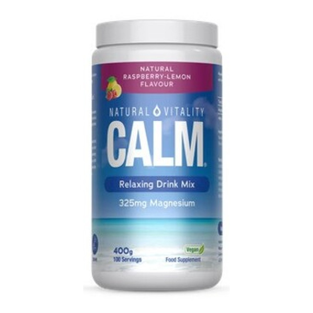 Natural Vitality Calm magnez w proszku do napoju Naturalna Malina-Cytryna 400g