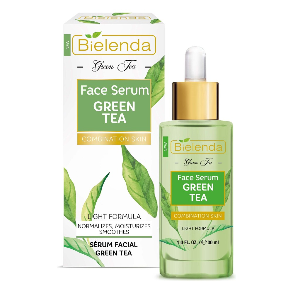 Bielenda Green Tea Normalizing and Moisturizing Face Serum Combination Skin 30ml