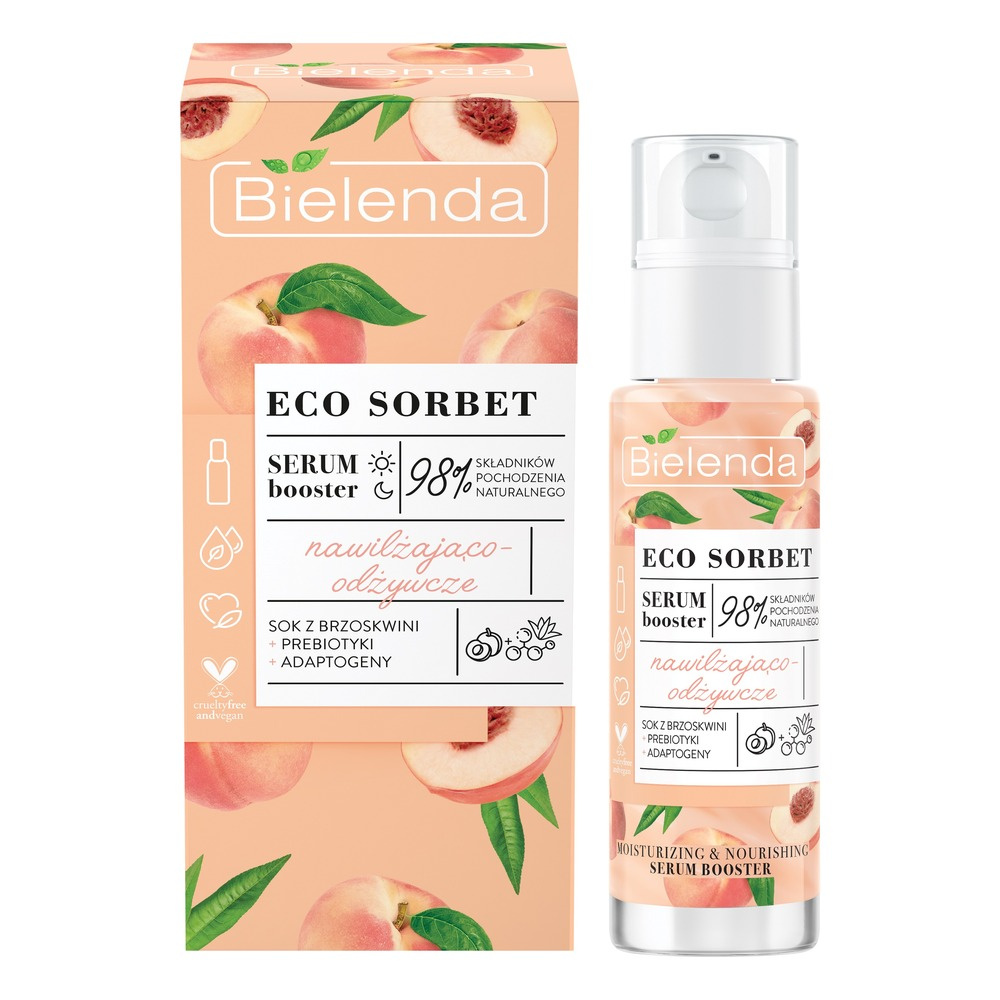 BIELENDA ECO Sorbet Peach Serum Booster Moisturizing And Nourishing 30 Ml