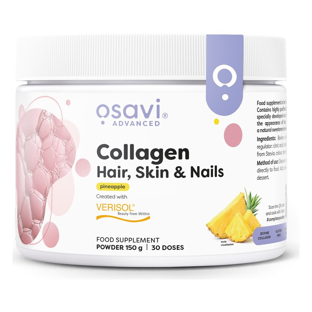 Osavi Collagen Peptides Collagen Hair Skin and Nails Pineapple 150g