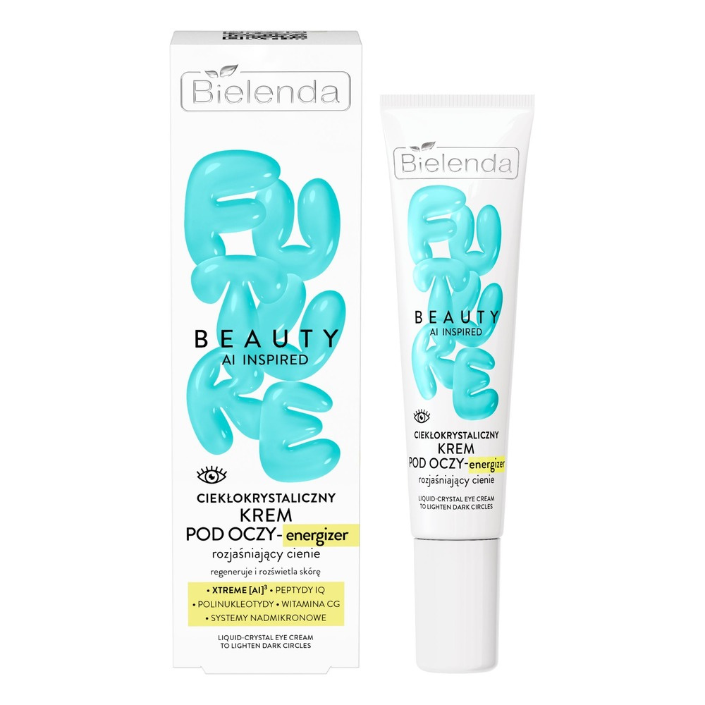 Bielenda Future Beauty Liquid Crystal Eye Cream - Energizer Brightening Shadows for Day and Night 15ml