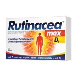 Rutinacea max D3, 60 tablets Best Before 31.12.25