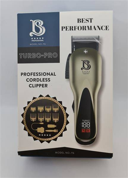 Star Beauty Professional Cordless Clipper Model Y6 Turbo Pro Set 8 Combs 1 Piece