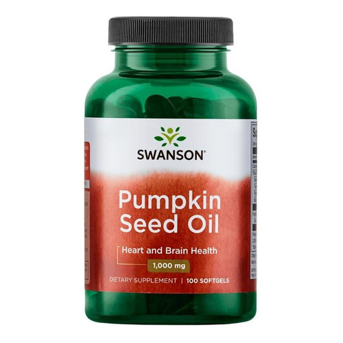Swanson Pumpkin Seed Oil 1000mg 100 Softgels