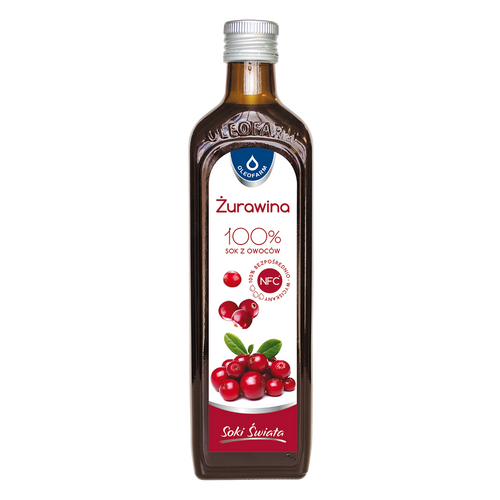 Oleofarm Juices World 100% Cranberry Juice 490ml