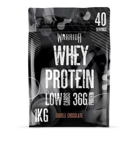 Warrior Whey Protein, Double Chocolate - 1000g