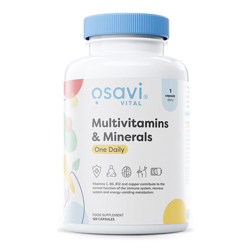 Osavi Multivitamins & Minerals One Daily for Health and Vitality 120 Capsules