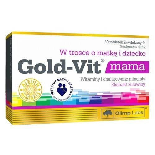 OLIMP Gold Vit Mama Vitamins And Chelated Minerals 30 Tabs