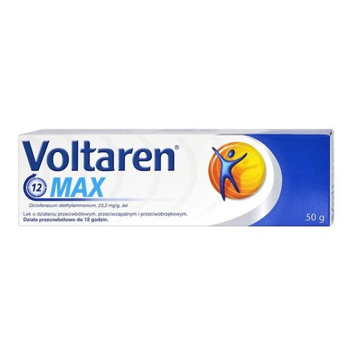Voltaren Max, 23,2 mg/g, ŻEL, 50g