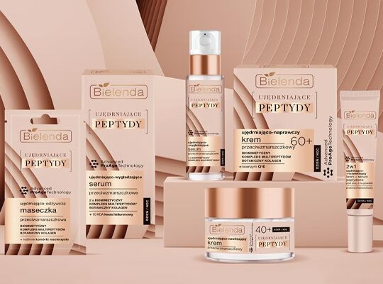 Bielenda Ujędrniające Peptydy 40+ Nawilżająco-Ujędrniający Krem Przeciwzmarszczkowy na Dzień i na Noc 50ml