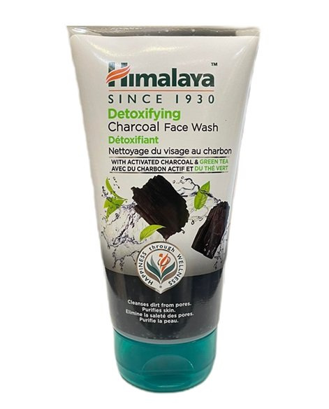 Himalaya Detoxifying Face Wash Gel with Activated Charcoal and Green Tea 150ml