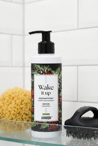 Anwen Wake It Up Coffee Enzymatic Shampoo with Urea and Liquorice 200ml