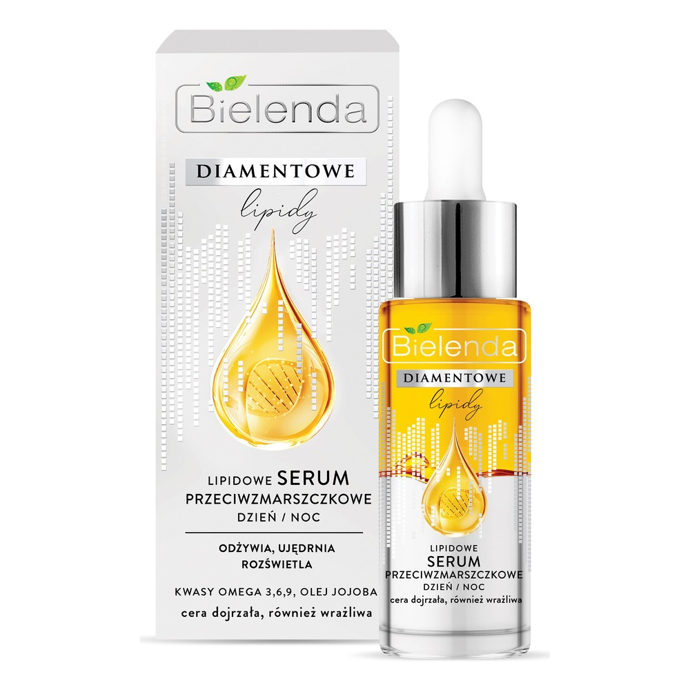 Bielenda Diamond Lipid Lipid Anti-Wrinkle Serum for Mature and Sensitive Skin Day and Night 30ml