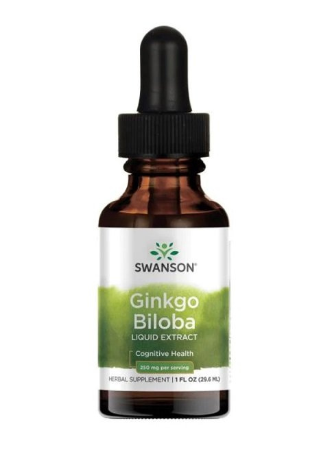 Swanson Ginkgo Biloba Liquid Extract 250mg 29ml