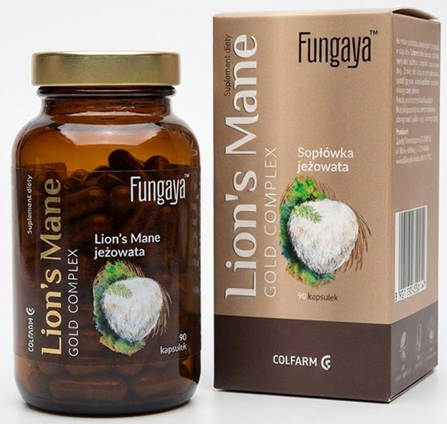 Colfarm Lion's Mane Gold Complex Supports Concentration and Vitality 90 Capsules