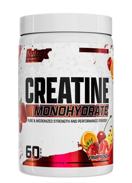 Creatine Monohydrate, Fruit Punch - 390g