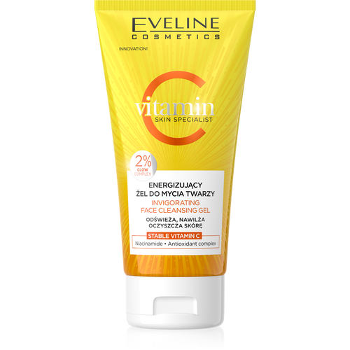 Eveline Vitamin C Skin Specialist Energizing Face Washing Gel for all Skin Types 150ml