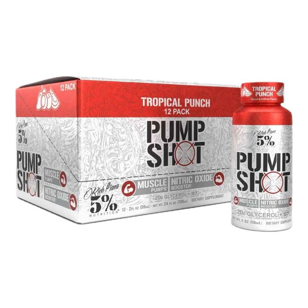 Pump Shot, Tropical Punch (EAN 850064402483) - 12 x 59 ml.