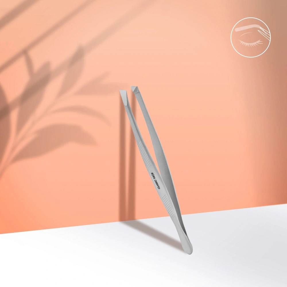Staleks Classic 10 Type 3 Eyebrow Tweezers Wide Beveled