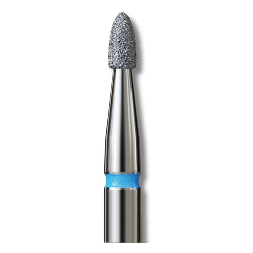 IQ Nails Diamentowy Frez do Paznokci w Kształcie Płomienia Średnio Drobne 1,6mm, do Manicure i Pedicure 257.524.016 1 Sztuka