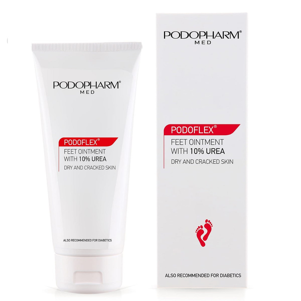 Podopharm Med Podoflex Maść do Stóp z 10% Mocznikiem Intensywna Regeneracja i Wygładzenie 100ml