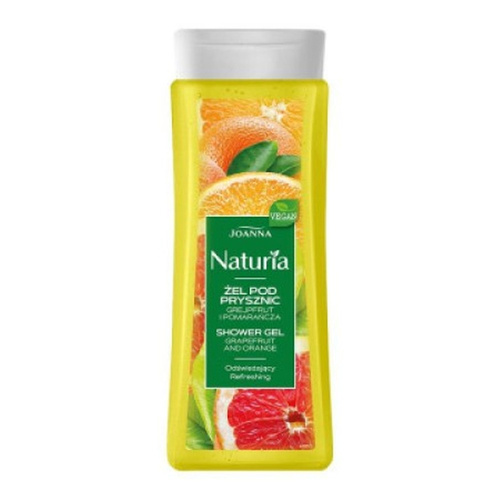 Joanna Naturia Grapefruit and Orange Shower Gel for All Skin Types 300ml