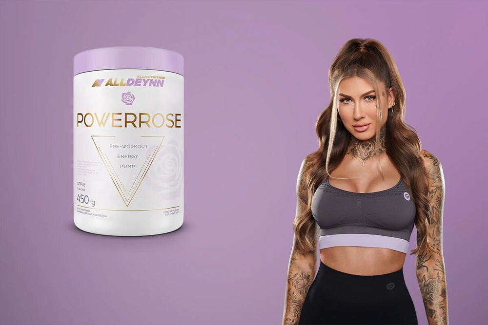 AllDeynn Powerrose Tropical Oragne Formuła dla Kobiet Siła i Energia 450g Best Before 31.12.25