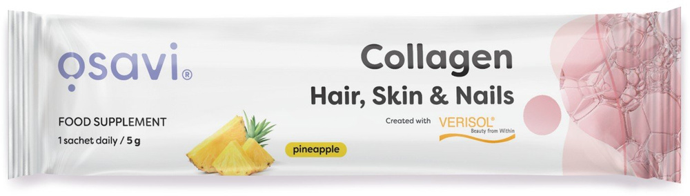 Osavi Collagen Peptides Collagen Hair Skin and Nails Pineapple 5g 
