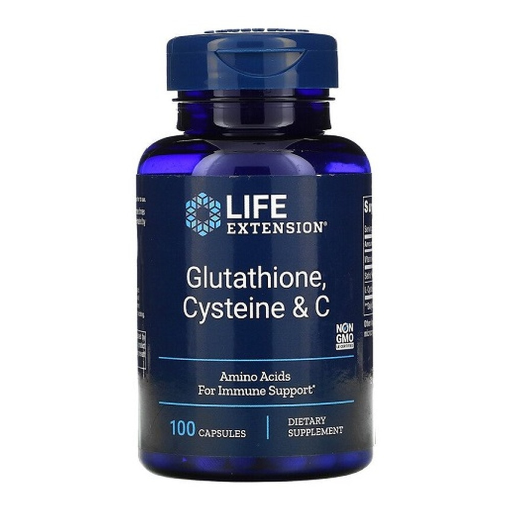 Glutathione, Cysteine & C - 100 caps